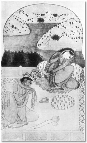 Indian Art Depicting the Loves of Krishna